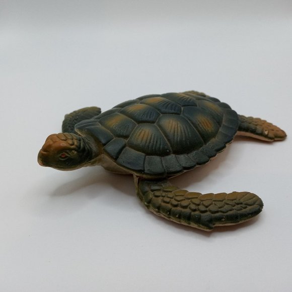 Sea Turtle Figure 1991 Reptile Figurine Collectible Vintage Ocean Life Seaturtle - Picture 5 of 16